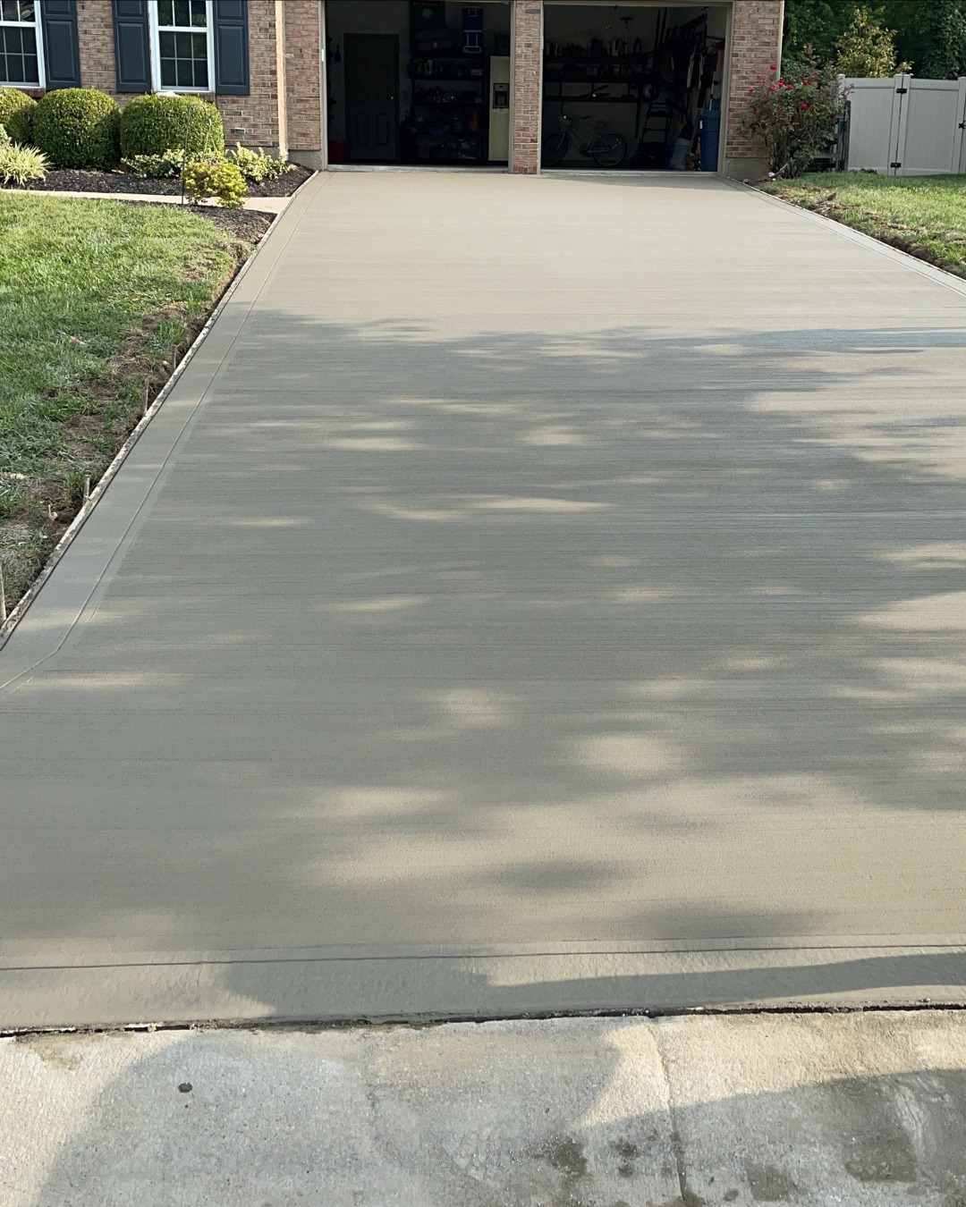 Finished driveway project